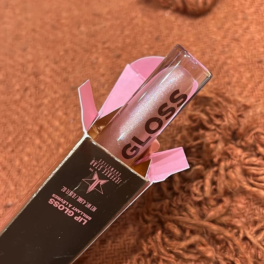 Jeffree Star The Gloss Sheer tinted Shimmer lipgloss mouthful new in box